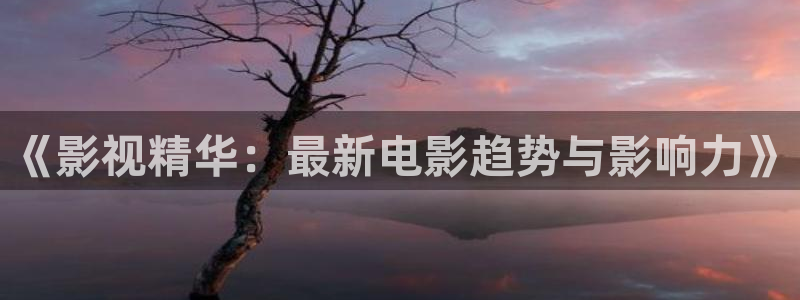 黑蚂蚁影视大全：《影视精华：最新电影趋势与影响力》
